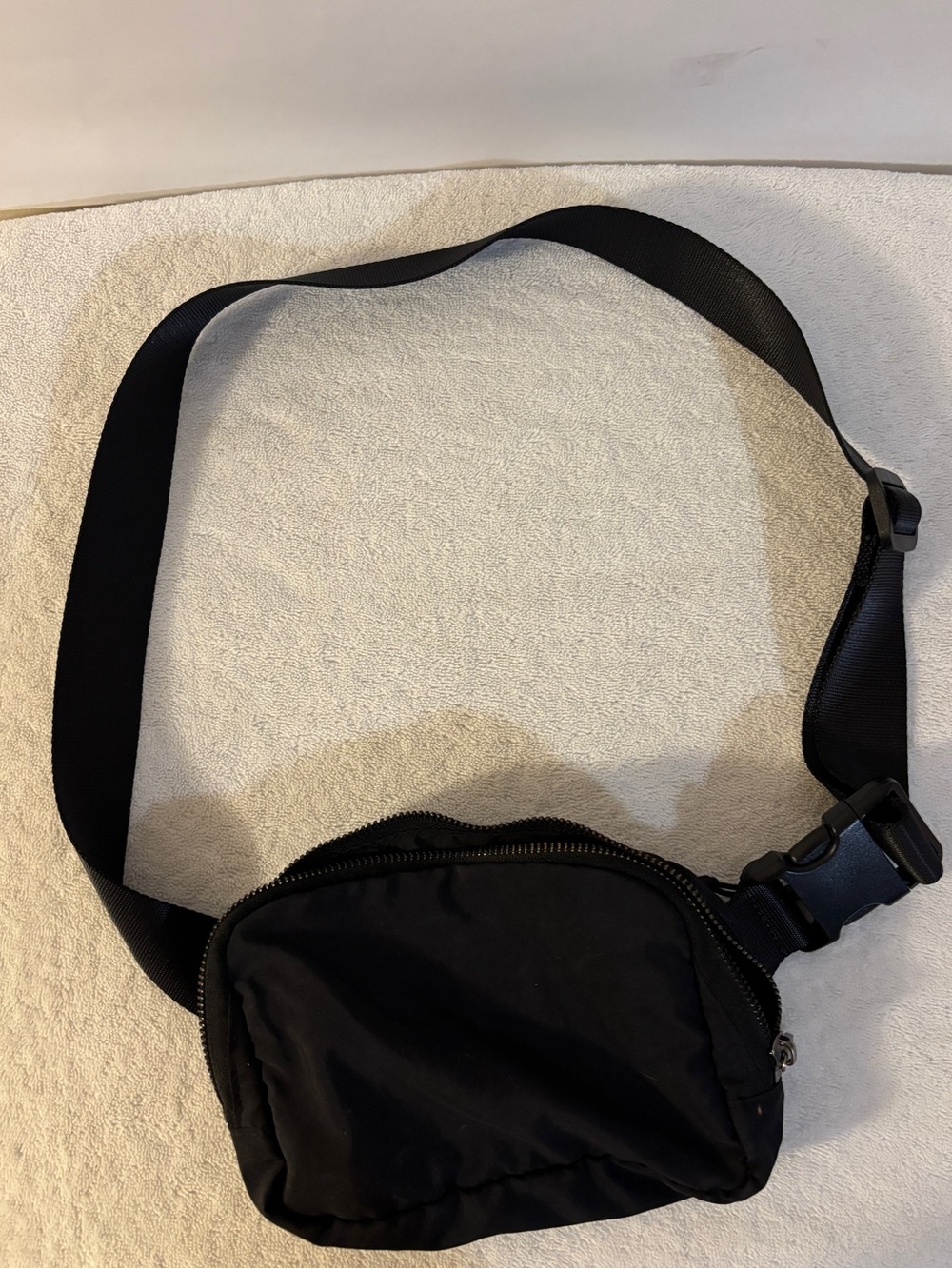 Black Crossbody Waist Bag